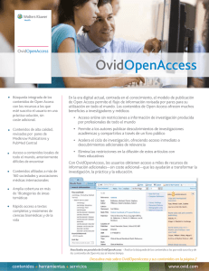 OvidOpenAccess - the Ovid Resource Center