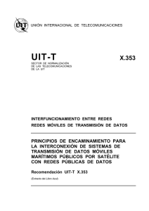 UIT-T Rec. X.353 (11/88) Principios de encaminamiento para