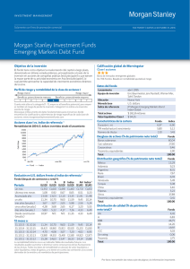 Morgan Stanley Investment Funds Emerging Markets Debt Fund