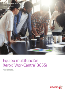 Equipo multifunción Xerox WorkCentre 3655 blanco y negro