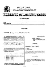 boletin oficial - Congreso de los Diputados