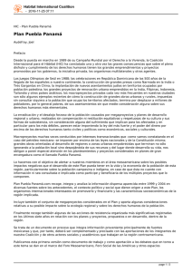 Plan Puebla Panamá - HIC Habitat International Coalition
