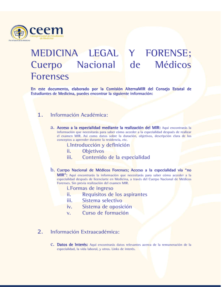 Medicina Legal Y Forense