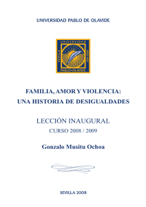 Familia, amor y violencia - Universidad Pablo de Olavide, de Sevilla