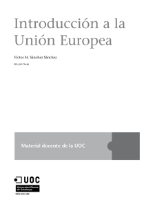 Introducción a la Unión Europea, febrero 2011
