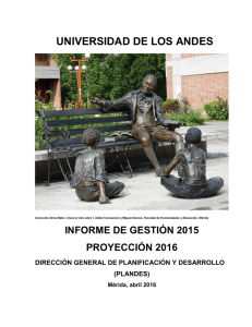 informe de gestión ULA 2015