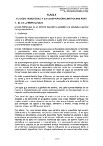 Clase II - Universidad Nacional Agraria La Molina