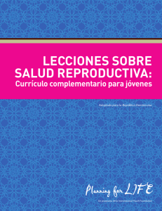 lecciones sobre salud reproductiva