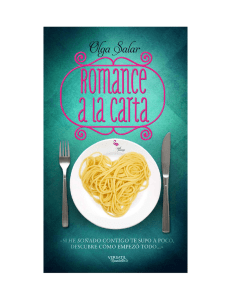 Romance a la carta (Spanish Edition)