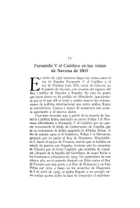 pdf Fernando V el Católico en las vistas de Savona de 1507 / José