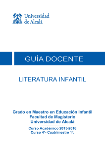 literatura infantil - Universidad de Alcalá