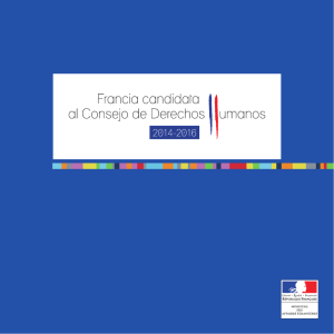 Francia candidata al Consejo de Derechos Humanos 2014-2016