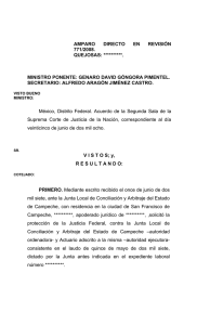 SALARIOS CAÍDOS - Suprema Corte de Justicia de la Nación