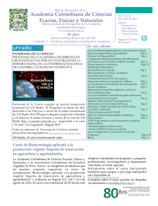 Vol.4 No.22 - Academia Colombiana de Ciencias Exactas, Físicas y