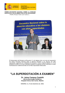 la superdotación a examen - Confederación Española de