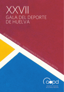 xxvii gala deporte de huelva