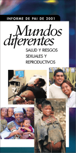 Mundos Diferentes: salud y riesgos sexuales y reproductivos libro