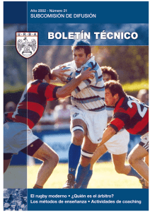 Boletín Técnico Nº 21 - Mar del Plata Club Rugby Hockey