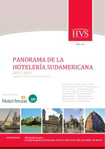 panorama de la hotelería sudamericana