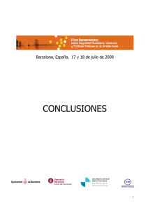 conclusiones - Secretaría General Iberoamericana