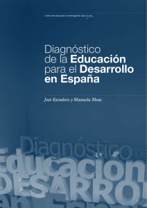 Diagnóstico de la Educación para el Desarrollo en España