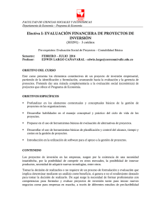 EVALUACIÓN FINANCIERA DE PROYECTOS DE INVERSIÓN