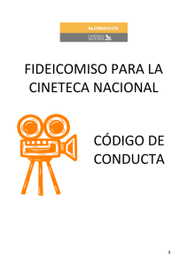 Código de Conducta - Cineteca Nacional