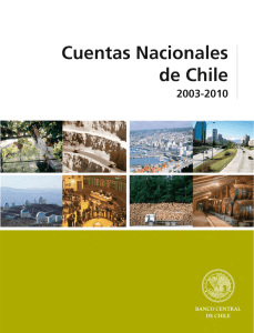 Cuentas Nacionales de Chile 2003 - 2010