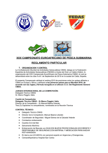 xxx campeonato euroafricano de pesca submarina