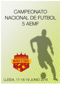 Dossier Campeonato Nacional Futbol 5