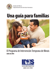 Una guía para familias: El Programa de Intervención Temprana de