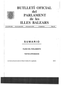 del de les - Parlament de les Illes Balears