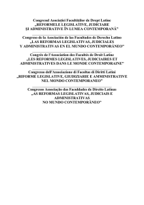 Congresul Asociaţiei Facultăţilor de Drept Latine