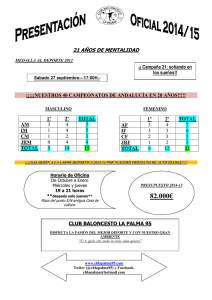 diptico presentacion 2014/2015 - Federación Andaluza de Baloncesto