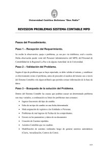 revision problemas sistema contable mpd