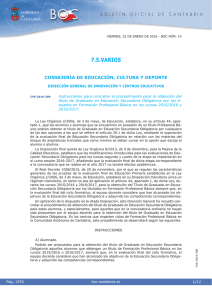 Instrucciones para concretar el procedimiento para la obtención del