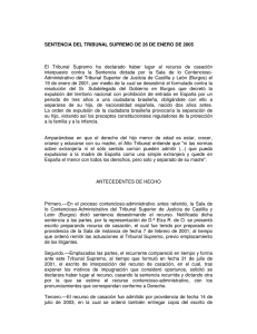 SENTENCIA DEL TRIBUNAL SUPREMO DE 26 DE ENERO DE