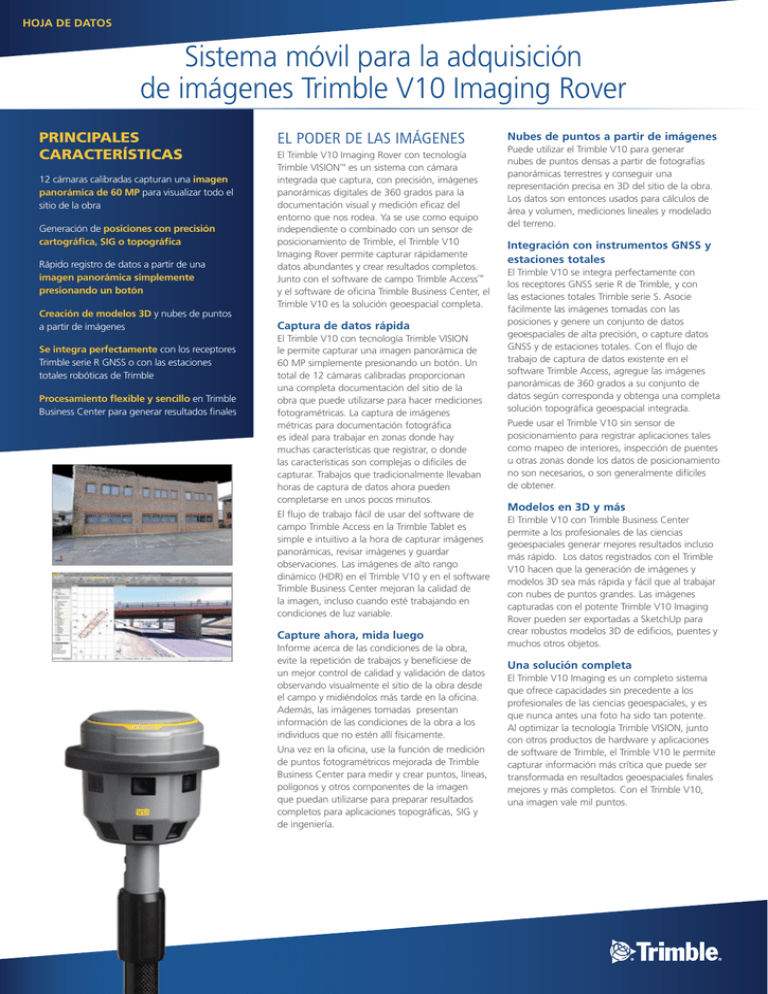 Trimble V10 Imaging Rover