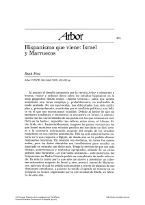 Hispanismo que viene: Israel y Marruecos - Arbor