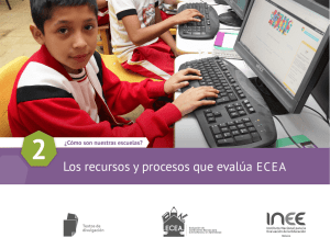 Los recursos y procesos que evalúa ECEA