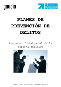 PLANES DE PREVENCIÓN DE DELITOS