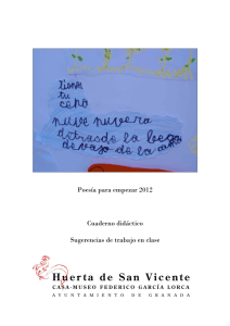 Cuaderno didáctico - Huerta de San Vicente