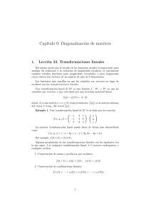 Capítulo 9: Diagonalización de matrices