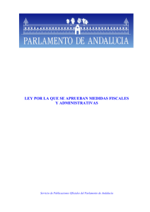 Ley por la que se aprueban medidas fiscales y administrativas