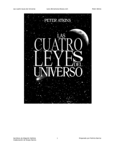 Las cuatro leyes del Universo www.librosmaravillosos.com Peter