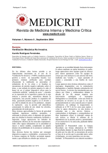 Ventilación No Invasiva. - MEDICRIT Revista de Medicina Crítica