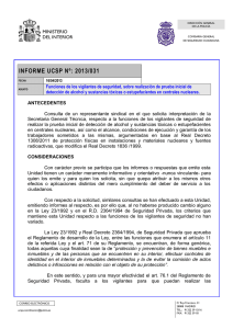informe ucsp nº: 2013/031