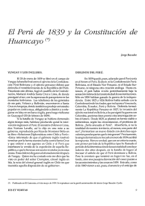 El Perú de 1839 y la Constitución de Huancayo (*J