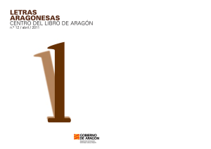 letras aragonesas - Centro del Libro de Aragón