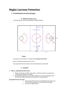 Reglamento de juego Lacrosse Femenino adaptado España